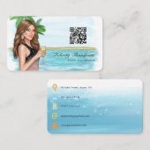 QR-code van gebeurteniscoördinator Visitekaartje (Voorkant / Achterkant)