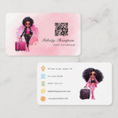 QR-code van gebeurteniscoördinator Visitekaartje (Voorkant / Achterkant)