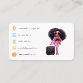 QR-code van gebeurteniscoördinator Visitekaartje (Achterkant)