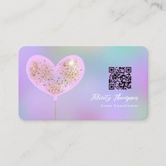 QR-code van gebeurteniscoördinator Visitekaartje (Voorkant)