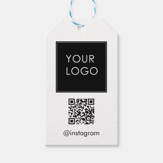  QR-code van het bedrijfsbedrijf Cadeaulabel (Voorkant)