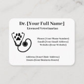 QR-code van het Veterinair Visitekaartje (Voorkant)