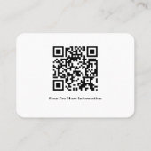 QR-code van het Veterinair Visitekaartje (Achterkant)