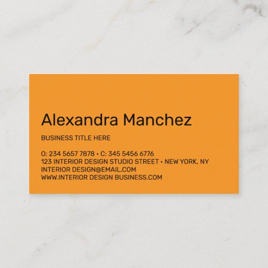 QR-code van interieurarchitect Visitekaartje (Achterkant)