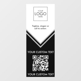 QR Code Venster Decal Uw Logo Grote Venster Cling