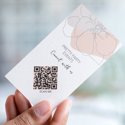 QR-code Verbind met Ons Minimalistisch Visitekaartje