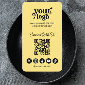 QR Code Verbind met ons Social Media Cool Verticaa Visitekaartje