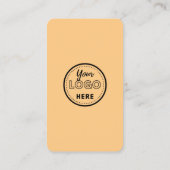 QR Code Verbind met ons Social Media Soft Sinaasap Visitekaartje (Achterkant)