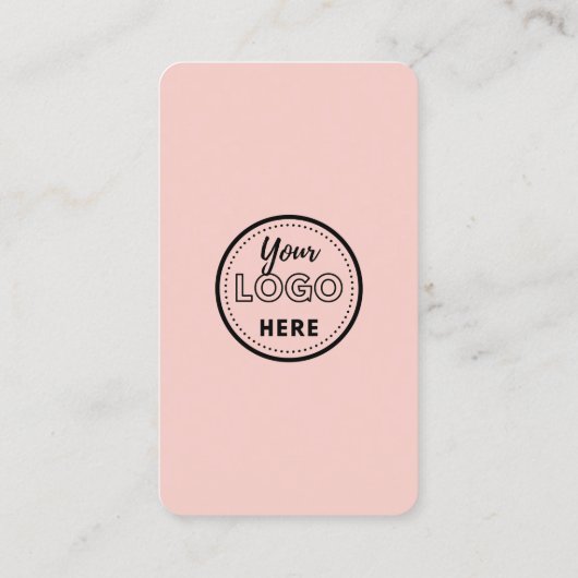 QR Code Verbind met ons Trendy Social Media Roze Visitekaartje (Achterkant)