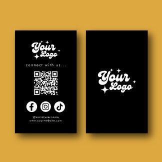 QR-code Verbind met Ons Zwart Visitekaartje