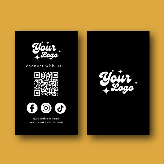 QR-code Verbind met Ons Zwart Visitekaartje