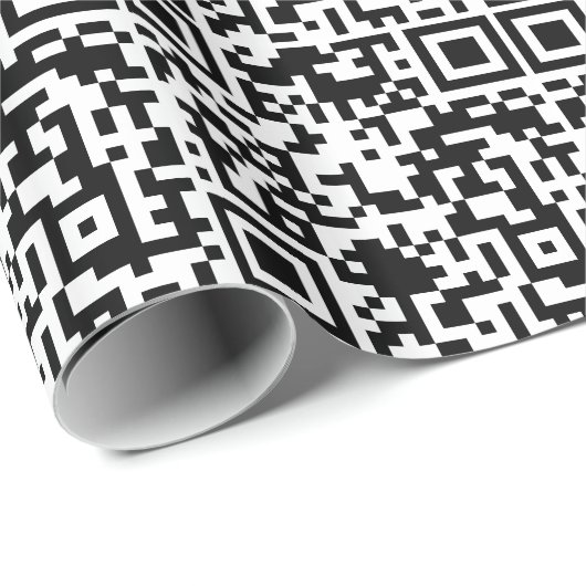 Qr-code Verpakkingspapier Cadeaupapier (Rol Hoek)