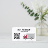 QR-code verplaatsend bedrijf Visitekaartje (Staand voorkant)
