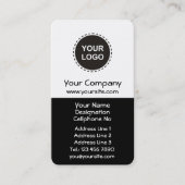 QR-code Verticaal Visitekaartje (Voorkant)