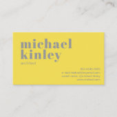 QR code vet modern minimalistisch professioneel ge Visitekaartje (Voorkant)