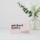 QR code vet moderne minimalistische professionele  Visitekaartje (Staand voorkant)