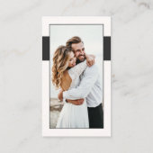 QR Code vetvrije minimale online RSVP-behuizing Informatiekaartje (Achterkant)