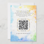 QR-code video trouwuitnodiging Kaart (Achterkant)