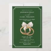 QR Code Video Wedding Invitation Kaart (Voorkant)