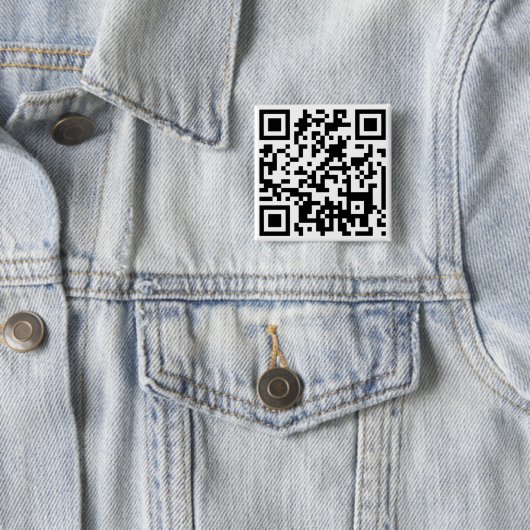 QR-CODE VIERKANTE BUTTON 5,1 CM (In situ)