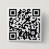 QR-CODE VIERKANTE BUTTON 5,1 CM (Voorkant)