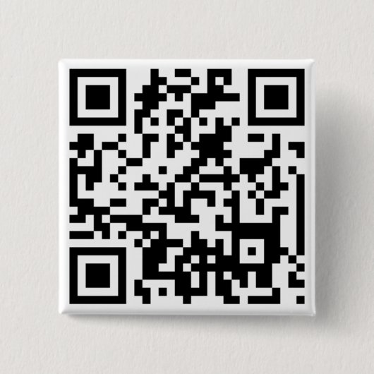 QR-CODE VIERKANTE BUTTON 5,1 CM (Voorkant)