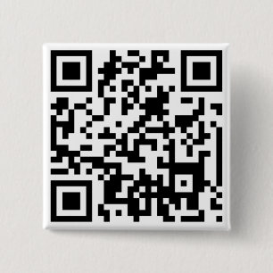 QR-CODE VIERKANTE BUTTON 5,1 CM