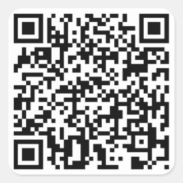 QR-code Vierkante Sticker