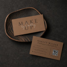 QR Code Visagist Donkere Terracotta
