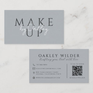 QR Code Visagist Neutraal Visitekaartje