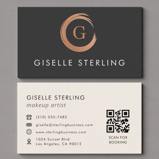 QR Code Visagist Visitekaartje