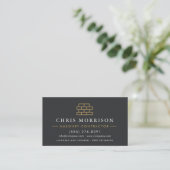 QR-code Visgraver Metselaar Businesscard Visitekaartje (Staand voorkant)