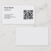 QR-code visitekaartje (Voorkant / Achterkant)