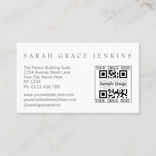 QR-code Visitekaartje (Achterkant)