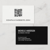 QR-code Visitekaartje (Voorkant / Achterkant)