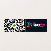 QR-code Visitekaartje  (Buitenkant ongevouwen)