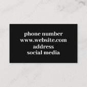 QR-code Visitekaartje (Achterkant)