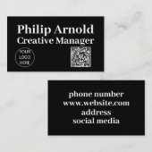 QR-code Visitekaartje (Voorkant / Achterkant)