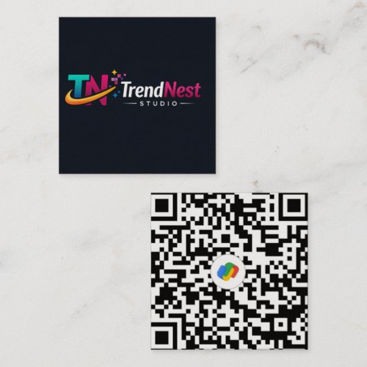 QR-code visitekaartje (Voorkant / Achterkant)