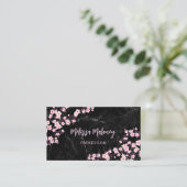 QR-code | Visitekaartje Cherry Blossom (Staand voorkant)