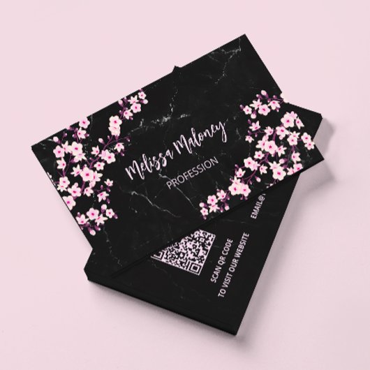 QR-code | Visitekaartje Cherry Blossom