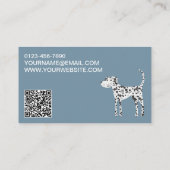QR Code Visitekaartje Dog Pet Services (Achterkant)