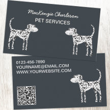 QR Code Visitekaartje Dog Pet Services