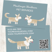 QR Code Visitekaartje Dog Pet Services