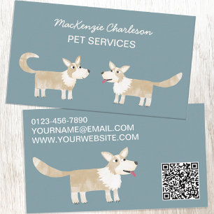 QR Code Visitekaartje Dog Pet Services