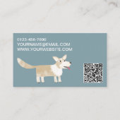 QR Code Visitekaartje Dog Pet Services (Achterkant)