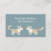 QR Code Visitekaartje Dog Pet Services (Voorkant)