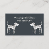 QR Code Visitekaartje Dog Pet Services (Voorkant)