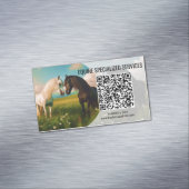 QR Code Visitekaartje magneet (Voorbeeld)