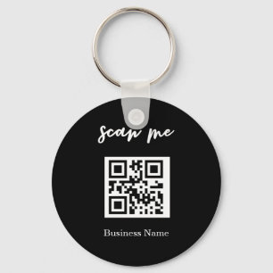 QR Code Visitekaartje Uw Logo Aangepaste Sleutelha Sleutelhanger